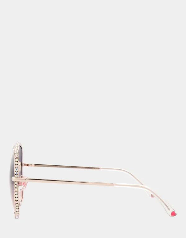 Betsey Johnson All The Trimmings Sunglasses Gold Shop