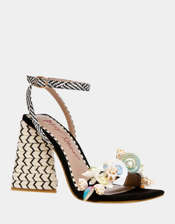 Betsey Johnson Anckor Black Multi Hot