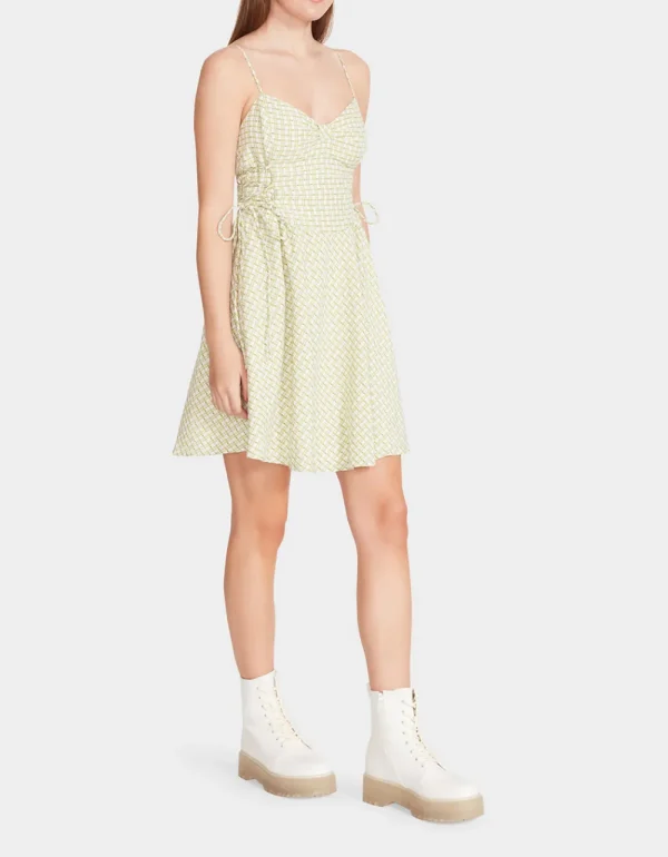 Betsey Johnson Bella Frocked Dot Mini Dress Lime Online
