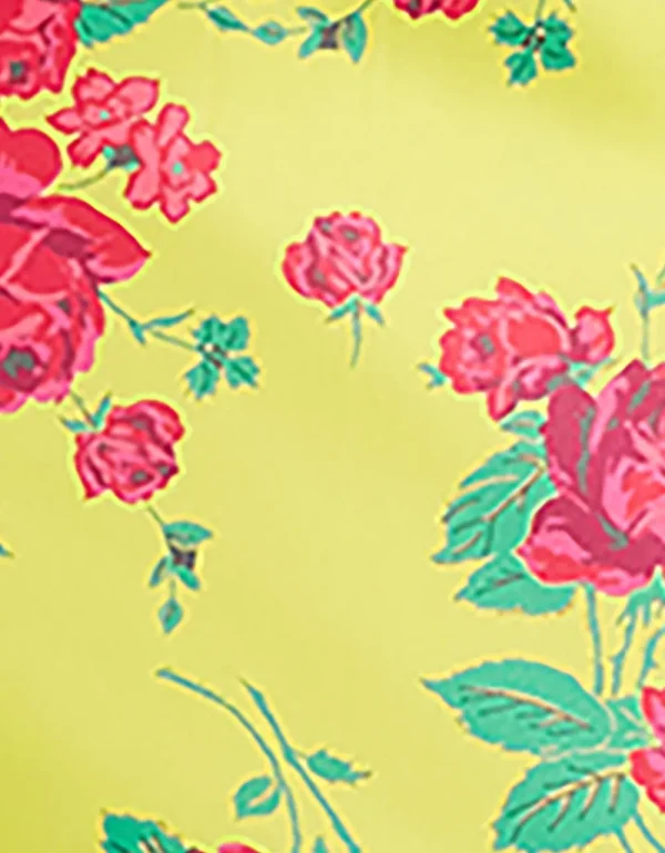 Betsey Johnson Betseys Painted Rose Midi Dress Lime Shop