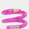 Betsey Johnson Charm School Pencil Ring Pink Shop