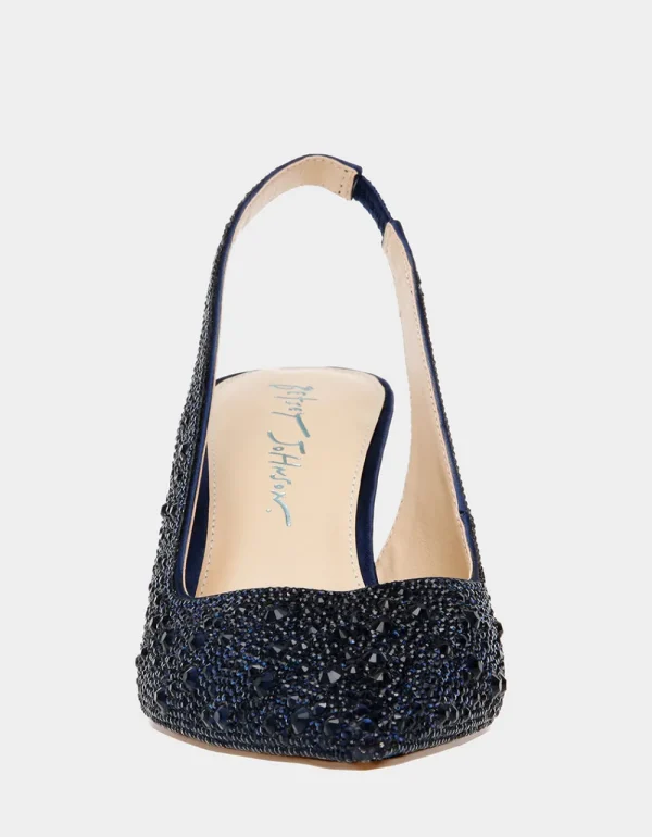 Betsey Johnson Clark Navy New