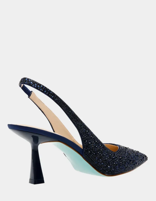 Betsey Johnson Clark Navy New