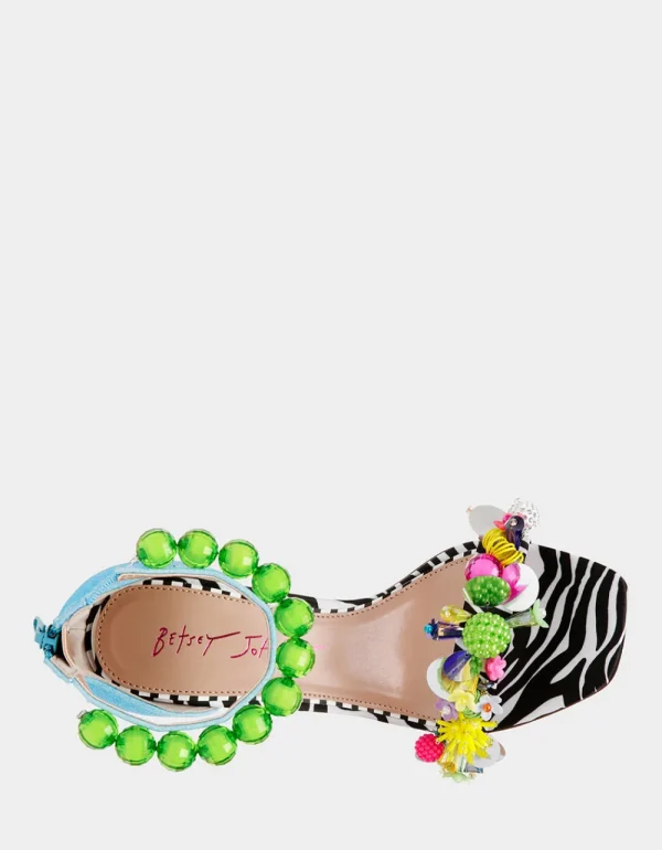 Betsey Johnson Clooney Blue Multi Shop