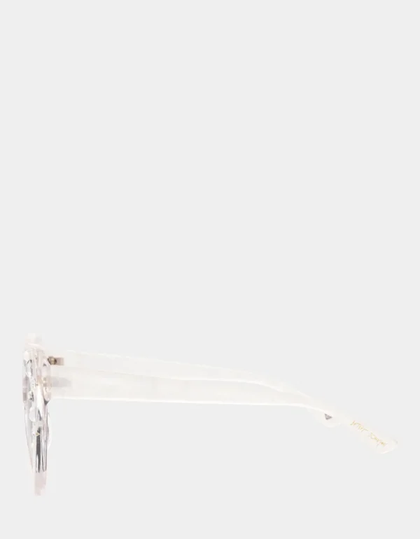 Betsey Johnson Crown Jewel Sunglasses White Fashion