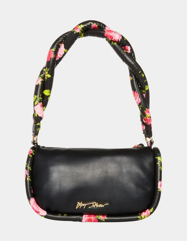 Betsey Johnson Don'T Get It Twisted Shoulder Bag Black Store