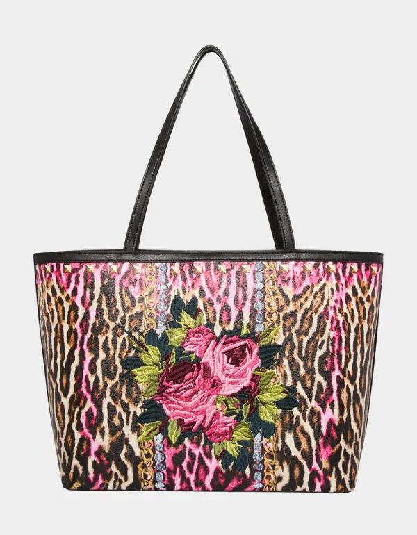 Betsey Johnson Embroidered Patch Tote Multi Best Sale