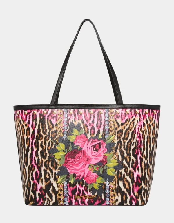 Betsey Johnson Embroidered Patch Tote Multi Best Sale