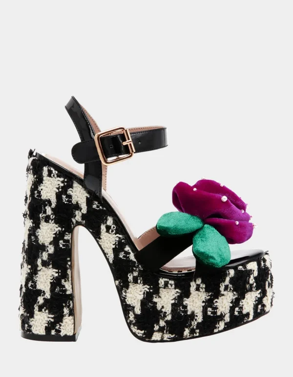 Betsey Johnson Eugene Black/White Black White Hot