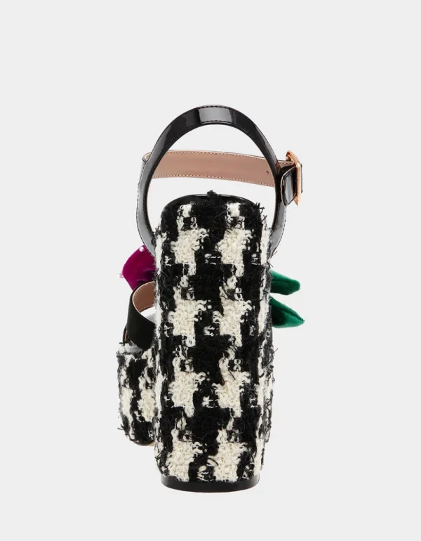 Betsey Johnson Eugene Black/White Black White Hot