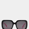 Betsey Johnson In The Details Sunglasses Black Multi Online