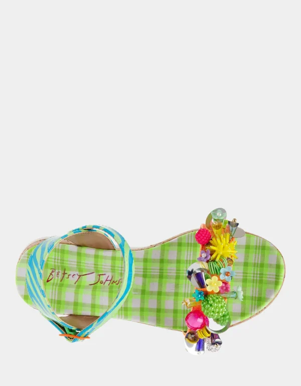 Betsey Johnson Kids' Frank Green Multi Hot