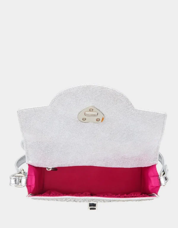 Betsey Johnson Kitsch Million Stars Phone Bag Silver Online