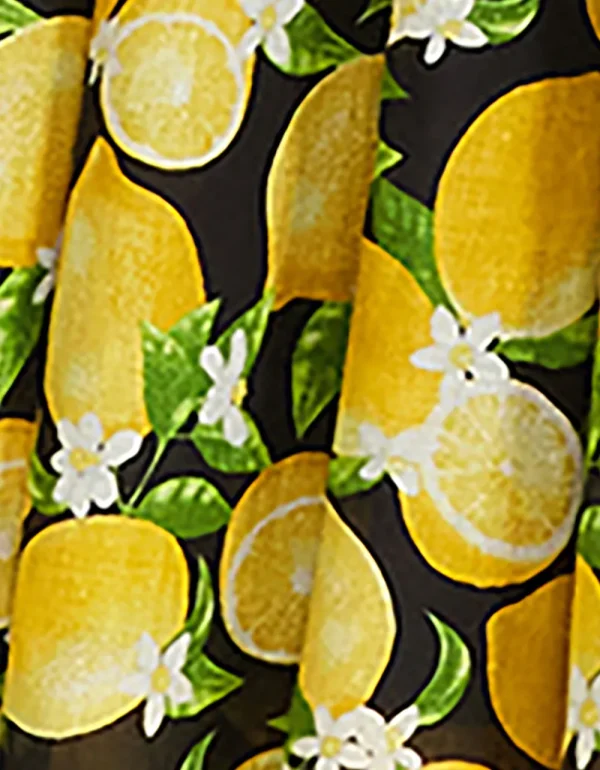 Betsey Johnson La La Lemons Maxi Dress Black Store