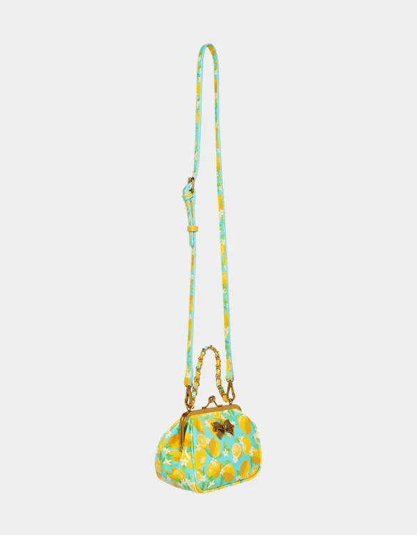 Betsey Johnson Lil' Nugget Kiss Lock Bag Lemon Best