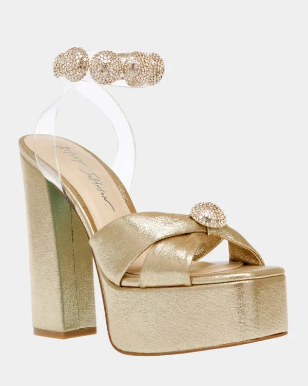 Betsey Johnson Mason Gold New