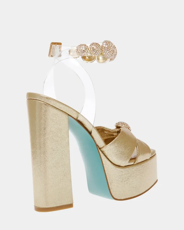Betsey Johnson Mason Gold New