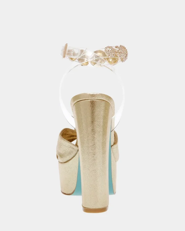 Betsey Johnson Mason Gold New