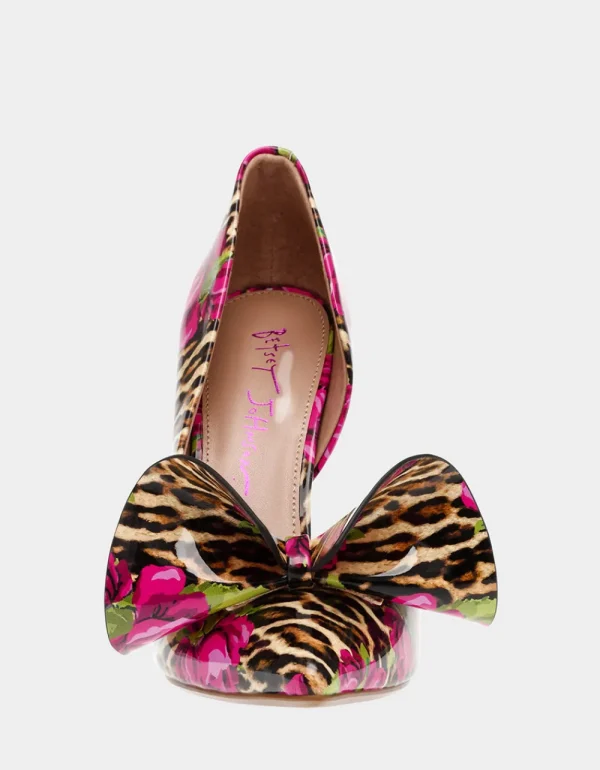 Betsey Johnson Nobble-P Leopard Multi Hot