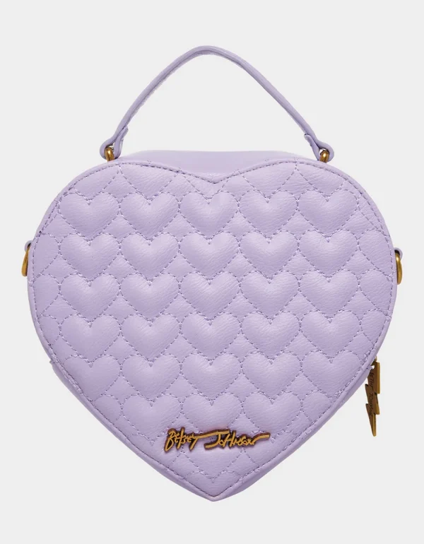 Betsey Johnson Oh My Heart Crossbody Lavender Online