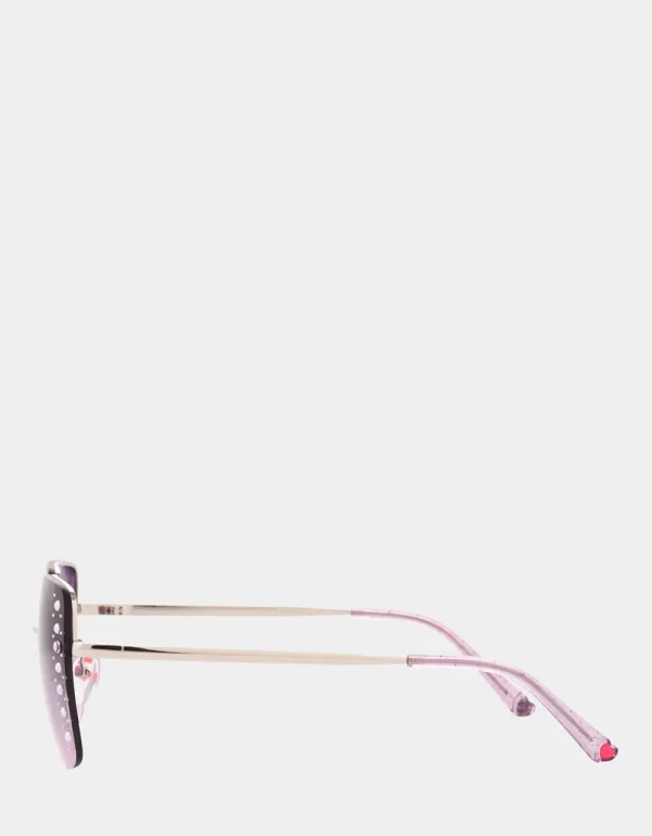 Betsey Johnson On The Edge Sunglasses Pink Online