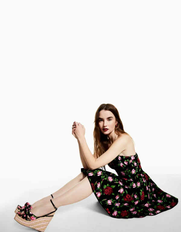 Betsey Johnson Pansie Black Multi Flash Sale