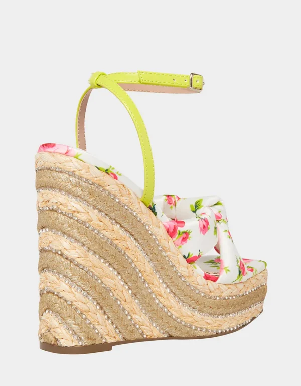 Betsey Johnson Pansie White Multi Hot