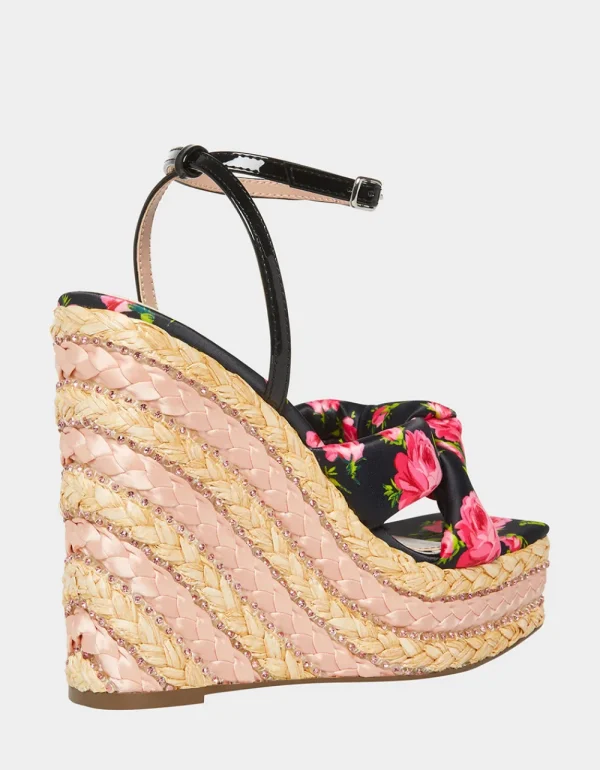 Betsey Johnson Pansie Black Multi Flash Sale
