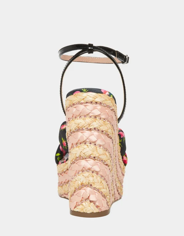 Betsey Johnson Pansie Black Multi Flash Sale