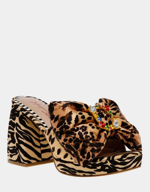 Betsey Johnson Possie Leopard Multi Best