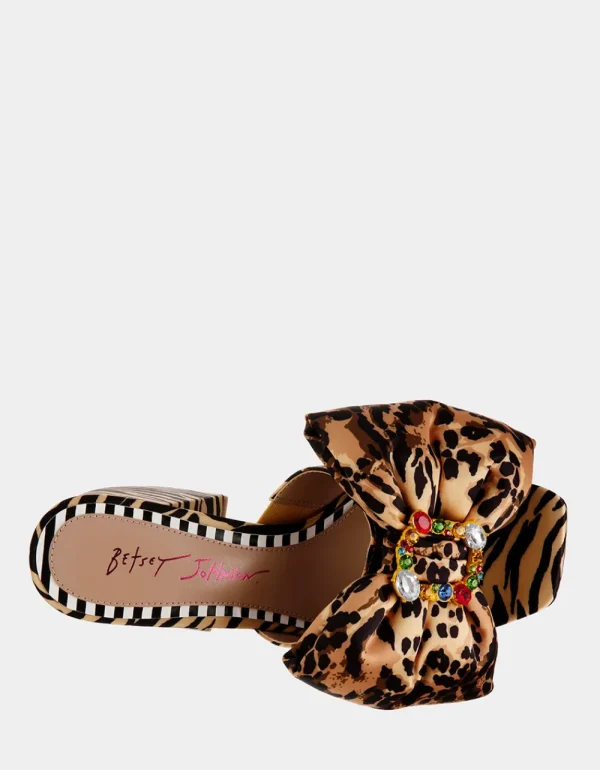Betsey Johnson Possie Leopard Multi Best