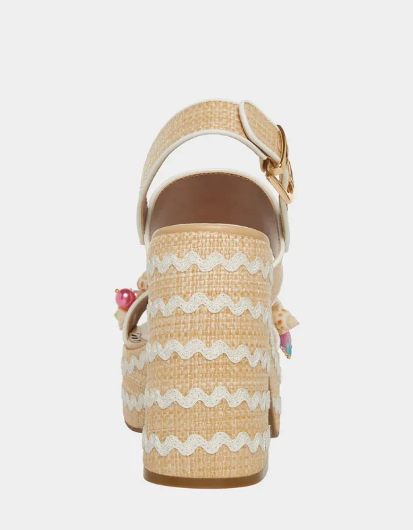 Betsey Johnson Shellie Natural Multi Fashion