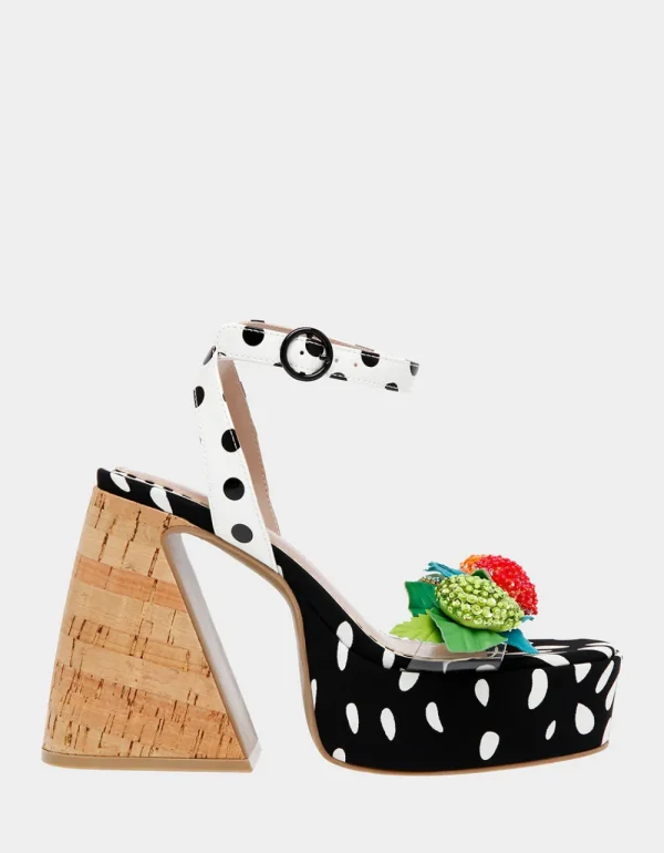 Betsey Johnson Sprite Black/White Black White Shop