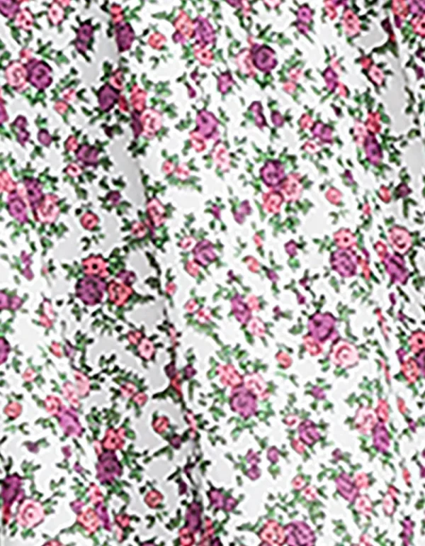 Betsey Johnson Vintage Ditsy Floral Mini Dress White Multi Best Sale