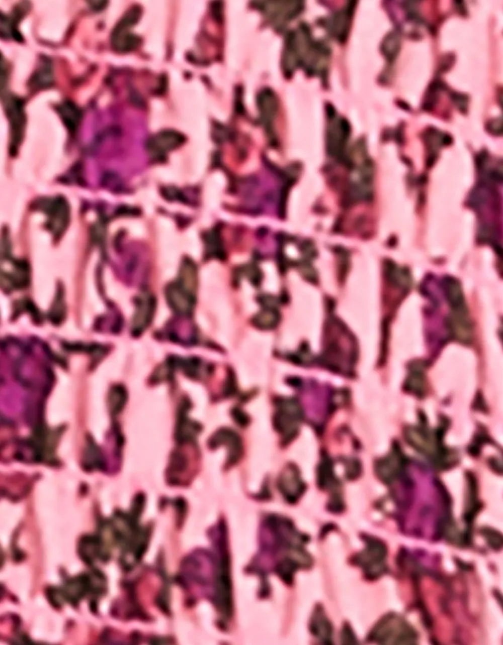 Betsey Johnson Vintage Ditsy Floral Strapless Mini Dress Pink Fashion