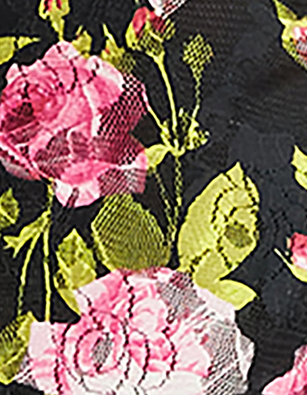 Betsey Johnson Vintage Floral Mini Dress Black Flash Sale