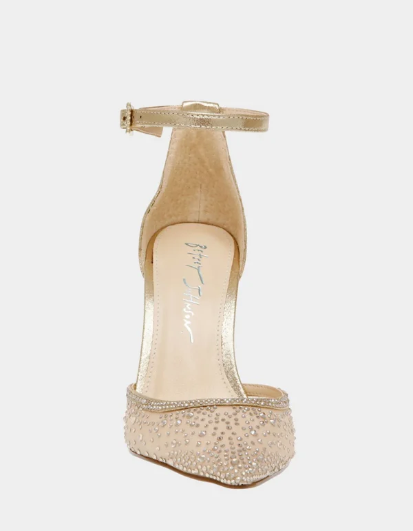 Betsey Johnson Viola Dusty Gold Flash Sale